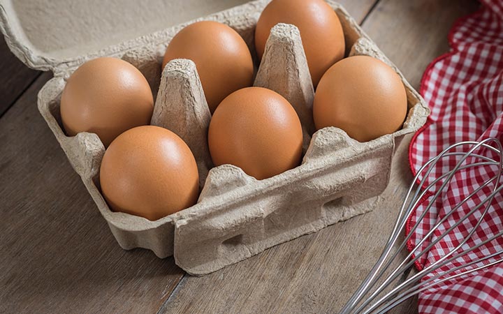 6 Local Corrie Mains Eggs - Half a dozen eggs.